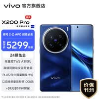 vivo X200 Pro 蓝晶x天玑9400芯片蔡司2亿APO超级长焦 蓝图影像芯片V3+   AI手机 大内存性价比 宝石蓝 16GB+1TB 官方标配