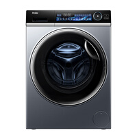 海尔（Haier）精华洗系列 10KG滚筒洗衣机 直驱变频 晶彩屏  清新除皱 EG100MATE85S【专】