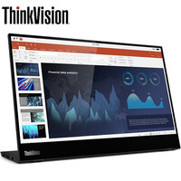 联想(Lenovo) 14英寸便携显示器IPS笔记本外接一体式可折叠屏幕Type-C 2.2K 十点触控 触控笔M14t Gen2