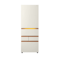 东芝(TOSHIBA)冰箱五门464升高容全嵌雾化保鲜急速制冰速冻除菌智能家用大冰箱GR-RM482WI-PG1B7羽纱杏