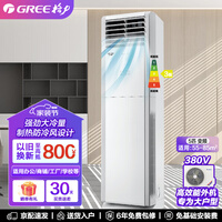 格力清凉湾 大冷量 大匹数 冷暖空调 新节能能效 380V电 立柜式柜机 工厂学校厂房大办公室等 5匹 RF12WPdQNhA-N3JY01变频 【含基础安装价格】