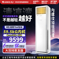 格力（GREE）企业采购空调5匹柜机 清凉湾 冷暖电辅热三级能效380V三相电商用办公立柜式家用方柜 5匹 三级能效【电辅热】 配5米铜管