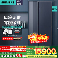 西门子（SIEMENS）530L大容量零度保鲜T门多门冰箱一级能效智能eNose风冷无霜智感杀菌纯鲜臻品 以旧换新KT92AA256C