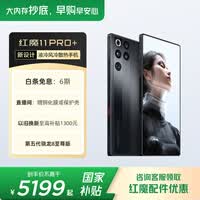 努比亚（nubia）红魔11 Pro+ 风冷水冷手机 第五代 骁龙 8 至尊版 7500mAh 红魔游戏电竞手机 暗夜骑士12GB+256GB 官方标配