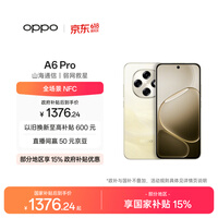 OPPO A6 Pro 8GB+256GB 流水生金 7000mAh大电池长续航 IP69防水 流畅抗摔耐用 5G智能手机 国家补贴