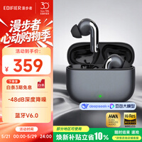 漫步者（EDIFIER）Lolli Pro 5 真无线主动降噪耳机 翻译耳机 翻译机 适用苹果华为小米OPPO手机 星空灰