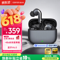 漫步者（EDIFIER）Lolli Pro 5 真无线主动降噪耳机 翻译耳机 翻译机 适用苹果华为小米OPPO手机 星空灰