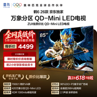FFALCON雷鸟【价保618】鹤6 26款 85英寸 万象分区1300nits 安桥音响288Hz高刷 平板游戏电视85R69A