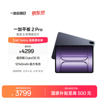 一加平板 2 Pro【国家补贴】13.2英寸平板电脑骁龙8至尊版芯片12GB+512GB 深海蓝 游戏办公学生
