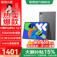 联想平板电脑小新Pad Pro 12.7英寸2.9K护眼屏网课学习游戏学生 天玑8300【8G+128G】大象灰