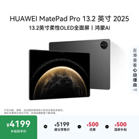 HUAWEIMatePad Pro 13.2英寸 2025 华为平板电脑OLED柔性护眼屏12+256GB WiFi砚黑