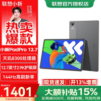 联想平板电脑小新Pad Pro 12.7英寸2.9K护眼屏网课学习游戏学生 天玑8300【8G+128G】大象灰