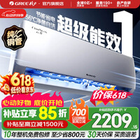 格力(GREE)空调 云佳 大1匹新一级能效 变频冷暖 自清洁 卧室壁挂式空调挂机 家电国家补贴 以旧换新 云佳 新一级能效 大1匹