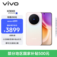 vivo X300 12GB+256GB 幸运彩 国家补贴 蔡司2亿超级主摄 蔡司APO超级长焦 OriginOS6 拍照 AI手机