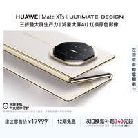 HUAWEI Mate XTs 非凡大师 皓白16GB+256GB三折叠大屏生产力 鸿蒙大屏AI 华为三折叠屏 鸿蒙系统华为手机