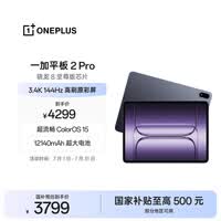 一加平板 2 Pro【国家补贴】13.2英寸平板电脑骁龙8至尊版芯片12GB+512GB 深海蓝 游戏办公学生