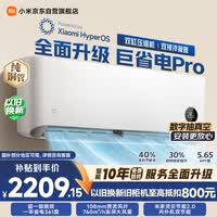小米空调 巨省电Pro 1.5匹挂机 一级能效 外机双排纯铜管 35GW-NA20/V1A1【整机免费十年包修】