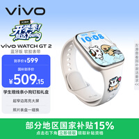 vivo WATCH GT 2 空格白 超窄边高亮大屏 照片表盘一碰换 33天蓝牙续航 智能手表