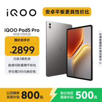 iQOO Pad5 Pro 8GB+256GB 灰晶 国家补贴15% 13英寸游戏电竞大屏 蓝晶×天玑9400+ 平板电脑 vivo