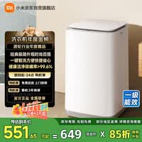 米家小米波轮洗衣机全自动小型家用出租房宿舍脱水机 8公斤一级能效羊毛洗以旧换新XQB80MJ106