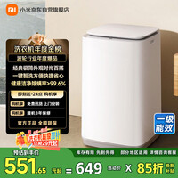 米家小米波轮洗衣机全自动小型家用出租房宿舍脱水机 8公斤一级能效羊毛洗以旧换新XQB80MJ106