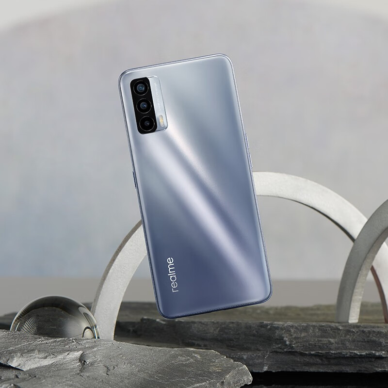 realme 真我v15 6400万像素 50w智慧闪充 仅176g 新月银 6gb 128gb 双
