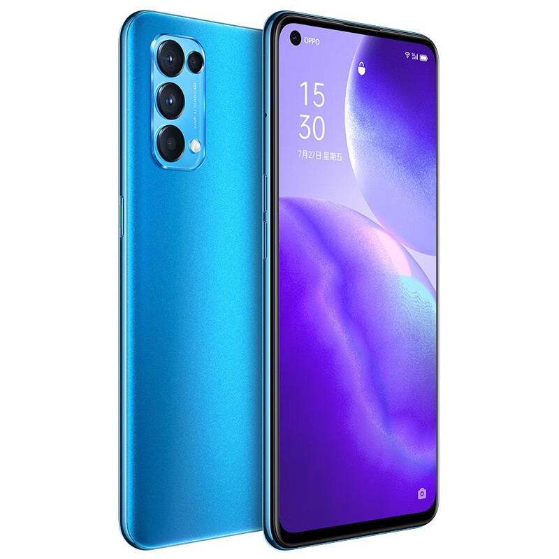 手机opporeno5全网网通5g65w超级闪充