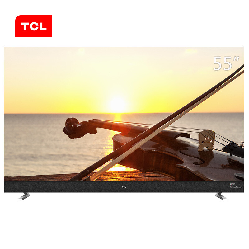tcl 55q1d 55英寸34核人工智能 超薄全面屏hdr4k网络电视机