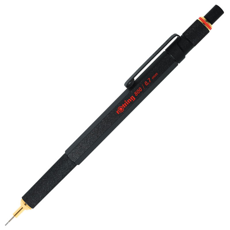 红环(rotring)800自动铅笔,黑色hb,0.7mm