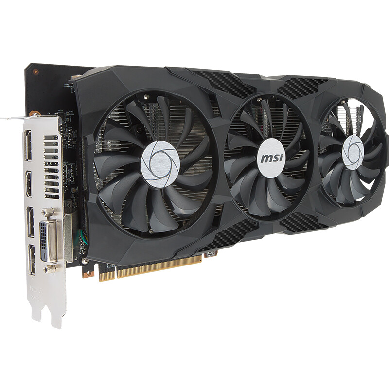 微星(msi)geforce gtx 1060 6g duke 暗黑龙爵 1594-1809mhz 192bit