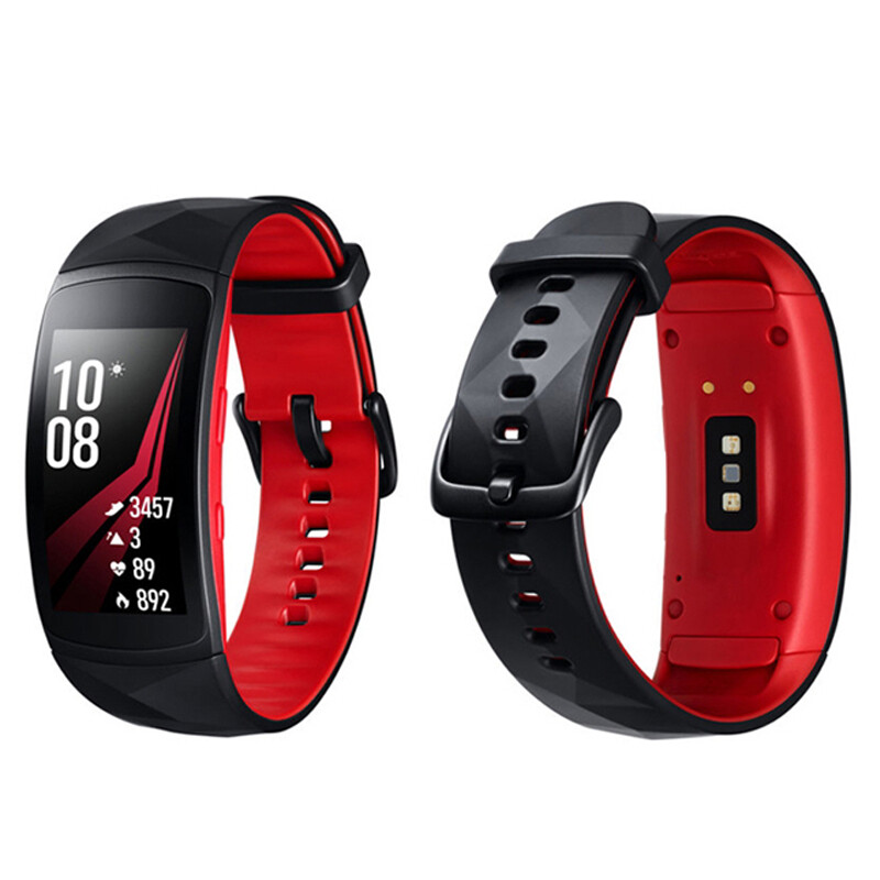 三星gear fit2 pro 运动智能多功能手环 黑色短表带 50米防水 内置gps