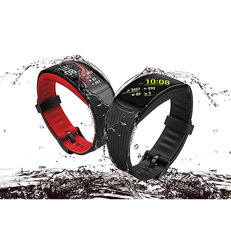 三星gear fit2 pro 运动智能多功能手环 黑色短表带 50米防水 内置gps
