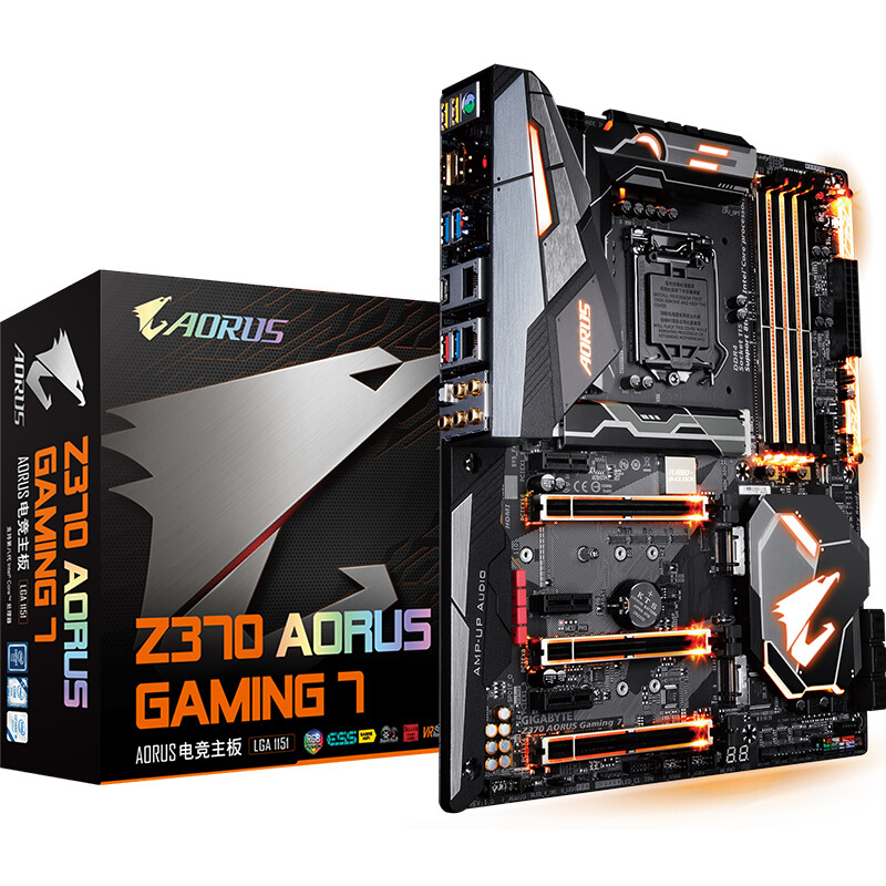 技嘉(gigabyte)z370 aorus gaming 7 主板 i7 8700k 酷睿六核 板u套装