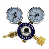 繁瑞减压阀 氧气减压阀YQY-1A 铜质双压力表 G5/8螺纹 4*25MPa