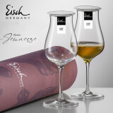 EISCH2只德国进口水晶玻璃威士忌杯手工款品鉴杯闻香杯欧式创意带盖杯 【2个】160ml闻香杯带盖
