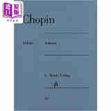 亨乐原版 肖邦谐谑曲全集 钢琴独奏带指法 Chopin Scherzi br HN886 进口艺术