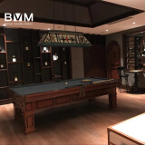 爵士【BVM】台球桌标准成人家用桌球台美式黑八花式九球高端二合一 7尺