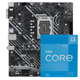 英特尔(Intel)12代酷睿i3-12100F 搭配华硕H610主板  板U套装 CPU+主板套餐 华硕PRIME主板/H610M-E D4 搭配 CPU 12100F 不含集显