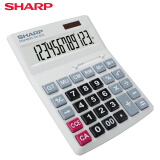 夏普(SHARP)CH-G12/D12/M12 财务会计专用计算器大中小号计算机 白色 中号尺寸 长183mm 宽135mm