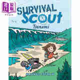 生存大搜查 海啸来袭 Survival Scout Tsunami 英文原版 儿童科普绘本 自然科学读物 知识百科图画书 进口图书