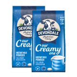 澳大利亚进口 德运（Devondale）进口牛奶 1kg 全脂 调制乳粉 速溶牛奶粉 全脂奶粉1kg*2