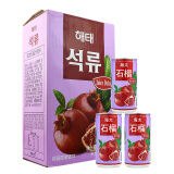 韩国进口海太石榴汁 果汁饮料  180毫升 15听装