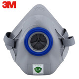 3M 7702硅胶防毒面具防尘口罩喷漆专用防有机异味气体化工农药面具不含滤盒滤棉 7702半面罩主体1个
