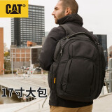 CAT/卡特潮品双肩包17英寸笔记本电脑包时尚潮流大容量旅行背包83729 黑色