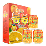 海太桔汁 韩国进口果汁饮料 238毫升 12听装 桔子汁