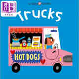 立体书 卡车 Pop-Up Pals Trucks 英文原版 儿童立体纸板书 活动与玩具书 知识百科图画书 进口童书2-4岁儿童读物