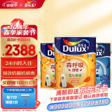多乐士（Dulux）森呼吸淳零无添加竹炭全效 儿童漆 内墙乳胶漆油漆涂料墙漆A8206 15L套装（5L面漆*2+5L底漆*1）