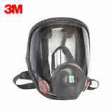 3M 6800防毒面具 全面罩 防喷漆装修防甲醛有毒气体防化工有机蒸汽酸性气体面具 6800全面具主体 