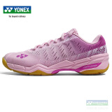 YONEX 尤尼克斯官网 超轻四代羽毛球鞋yy专业羽鞋男女运动鞋 SHBAXEX SHBAXEX柔粉色女鞋比赛级 44