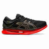 亚瑟士ASICS 跑步鞋 METARIDE系列男士专业长跑缓震透气马拉松跑鞋 黑红 1011A142.001 42/US8.5